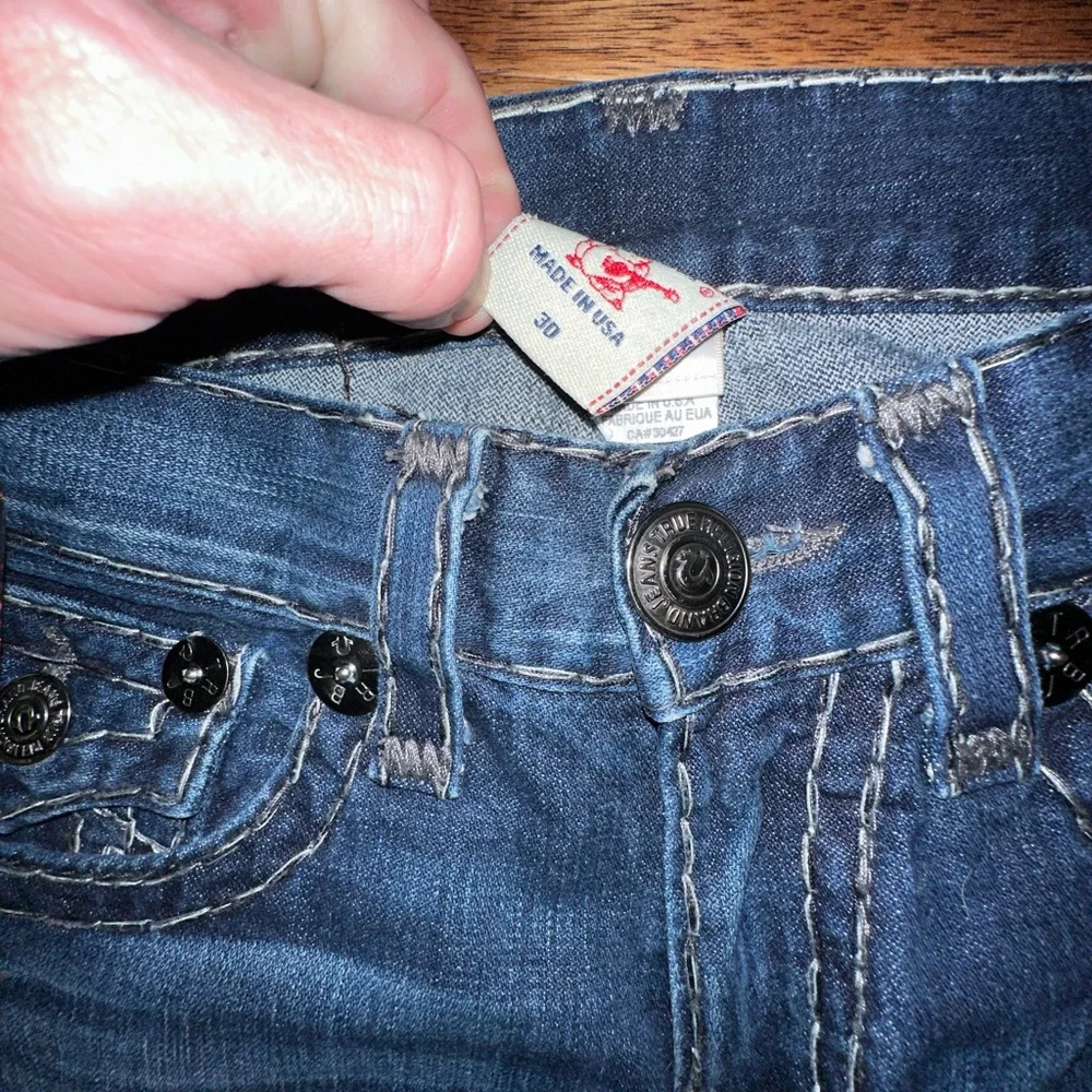 True Religion Dark Blue Bootcut Jeans